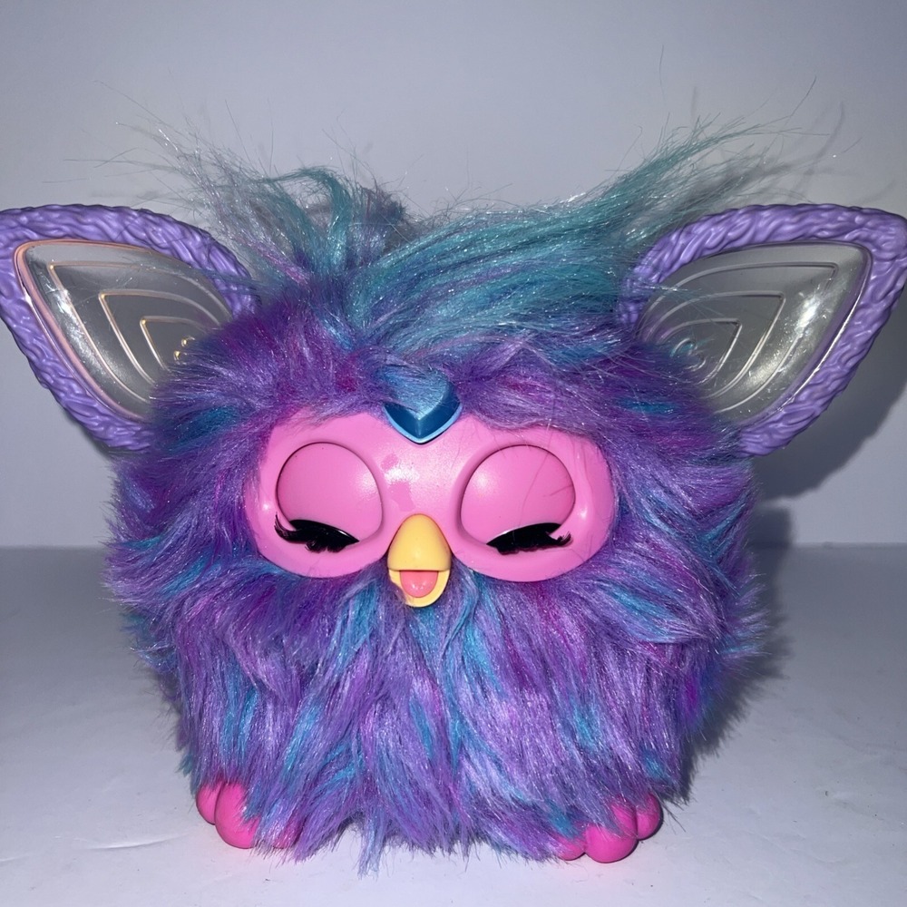 Hasbro Furby Purple Interactive Talking Plush Toy - Tested Works